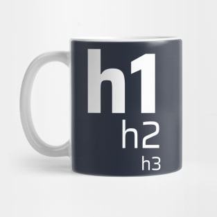 H1 Tag Mug